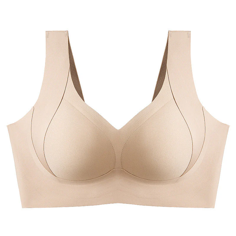 Side Coverage and Anti-Sagging Wire-Free Bra